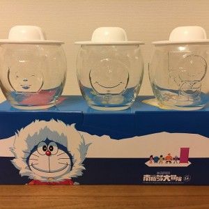 ハッピーセットでドラえもんグラスをゲット!詳細レビュー食洗機対応?