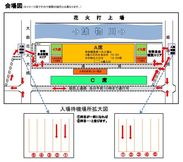 大曲花火大会 桟敷席の抽選に外れた チケットが無くても会場で見る方法 穴場も紹介 Papamode